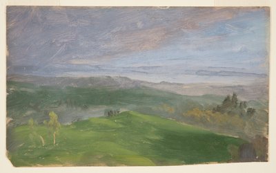 Vista estiva, Hudson Valley, New York da Frederic Edwin Church