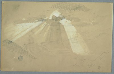 Sole che splende tra le nuvole, Giamaica da Frederic Edwin Church