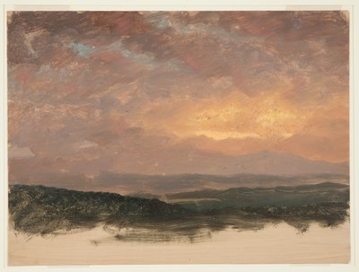 Tramonto sui Catskills da Frederic Edwin Church