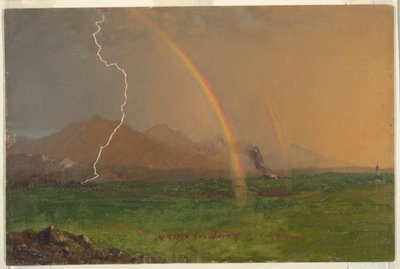 Temporale nelle Alpi da Frederic Edwin Church