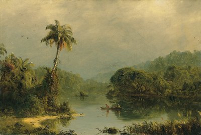 Paesaggio tropicale da Frederic Edwin Church