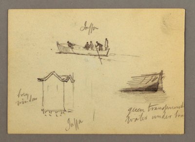 Dodici schizzi di figure, Joffa, Palestina da Frederic Edwin Church