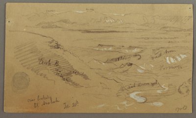 Veduta attraverso Wady el-Arabah da Frederic Edwin Church