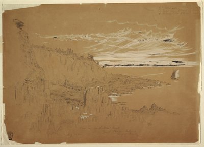 Vista su South West Head, Grand Manan Island, Bay of Fundy, Canada da Frederic Edwin Church