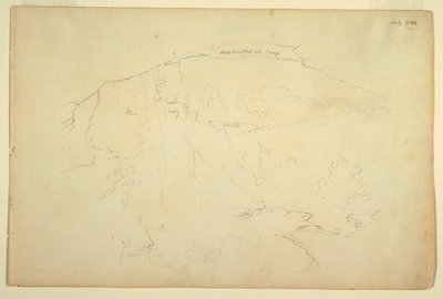 Collina boscosa, Monti Catskill da Frederic Edwin Church