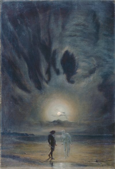 Amleto e il fantasma da Frederic James Shields