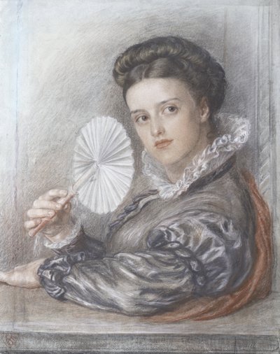 Testa di una signora da Frederic James Shields