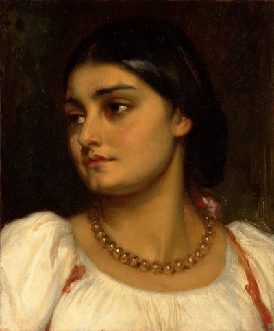 Testa di un modello romano da Frederic Leighton