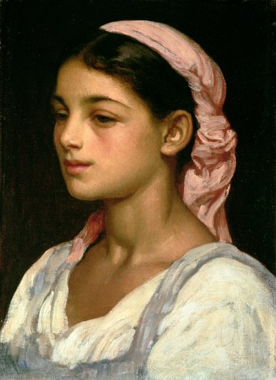 Testa di una ragazza italiana da Frederic Leighton