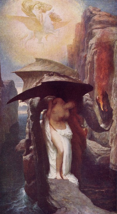 Perseo e Andromeda, illustrazione dal libro 