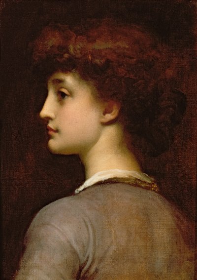 Ritratto di una giovane ragazza da Frederic Leighton