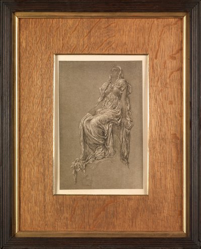 Studio per "Lo Spirito della Vetta" (riproduzione fotografica) da Frederic Leighton