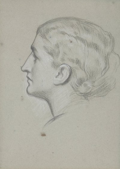 Studio della testa di una donna per il dipinto 