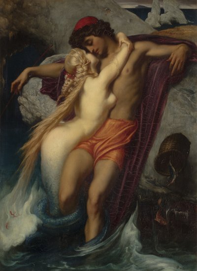 Il pescatore e la sirena: da una ballata di Goethe da Frederic Leighton