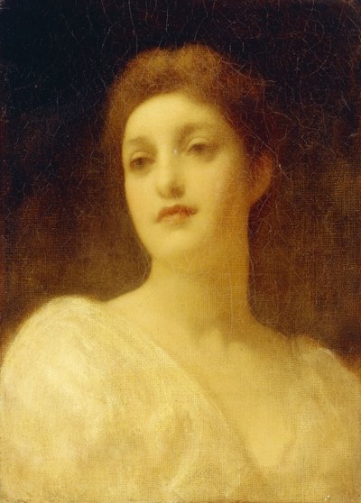 Testa di ragazza da Frederic Leighton