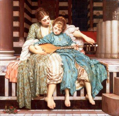 La lezione di musica da Frederic Leighton