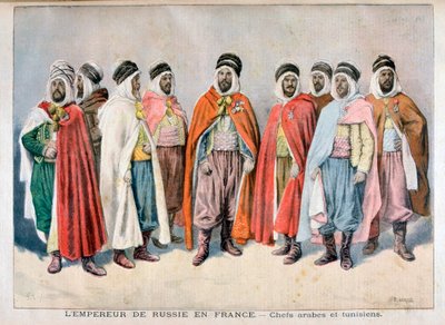 Capi arabi e tunisini, 1896 da Frederic Lix