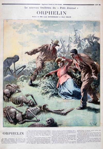 Illustrazione per il libro di Louis Henri Boussenard e Henri Makins Orphelin da Frederic Lix