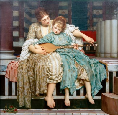 Lezione di musica da Frederic Lord Leighton