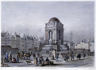 Fontana degli Innocenti - in "Paris en 1832" di Martens da Frederic Martens