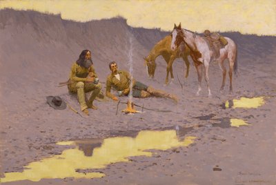 Un nuovo anno sul Cimarron da Frederic Remington