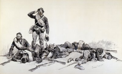 Dopo la battaglia da Frederic Remington