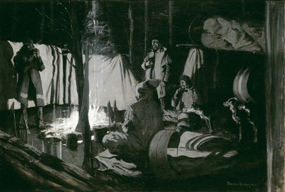 Il primo e migliore campo del viaggio da Frederic Remington