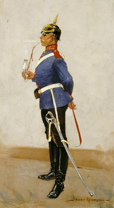 Ufficiale di fanteria, uniforme completa da Frederic Remington