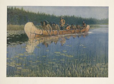 Pierre-Esprit Raddison (1636 - 1710), da Colliers Weekly, pub. 1906 da Frederic Remington