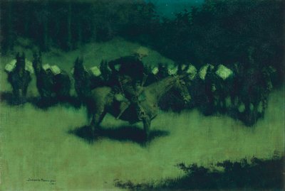Spavento in un Convoglio da Frederic Remington