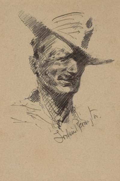 Autoritratto da Frederic Remington