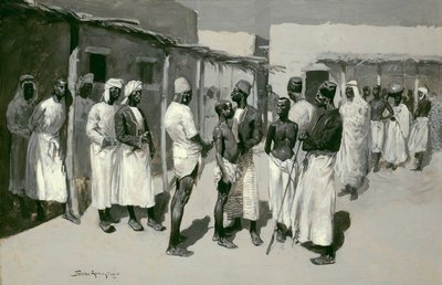 Mercato degli schiavi da Frederic Remington