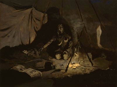 Le foglie secche erano durate più a lungo di lei, c.1899 da Frederic Remington