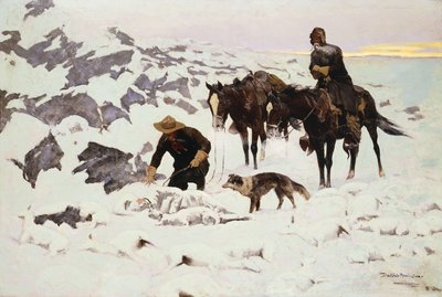 Il pastore congelato da Frederic Remington