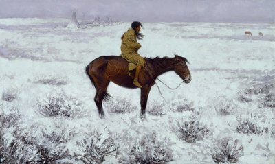 Il Ragazzo del Gregge, c.1905 da Frederic Remington