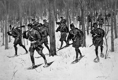 La Marcia dei Rangers di Rogers da Frederic Remington