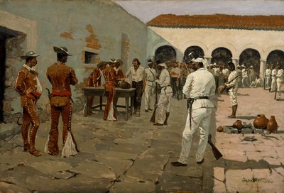 La spedizione di Mier: Il disegno del fagiolo nero da Frederic Remington