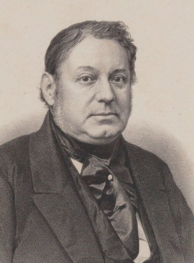 Ritratto del pianista e compositore Amédée Méreaux 1802-1874 da Frederic Sorrieu