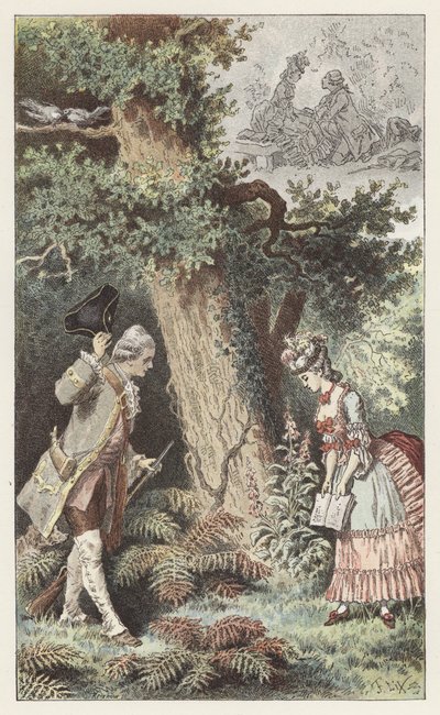 Allons dans ce petit bois charmant da Frederic Theodore (after) Lix