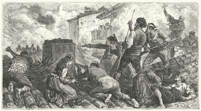 Difesa di Saragozza contro i francesi da Frederic Theodore (after) Lix