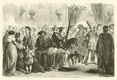 Ballo mascherato del Grande Mondo: ingresso di Don Chisciotte da Frederic Theodore (after) Lix