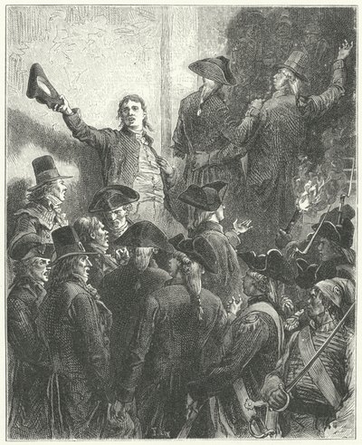La caduta dei Girondini da Frederic Theodore (after) Lix