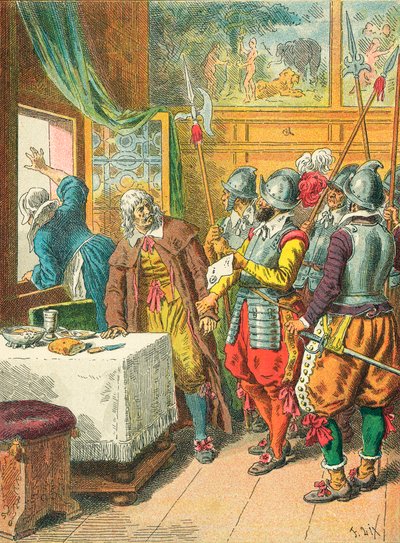 Arresto di Broussel da Frederic Theodore Lix