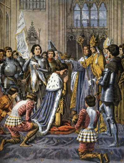 Incoronazione di Carlo VII di Francia a Reims, c.1900 da Frederic Theodore Lix