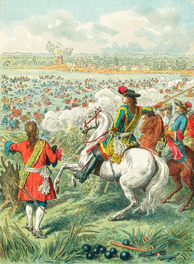 Re Luigi XIV attraversa il Reno da Frederic Theodore Lix