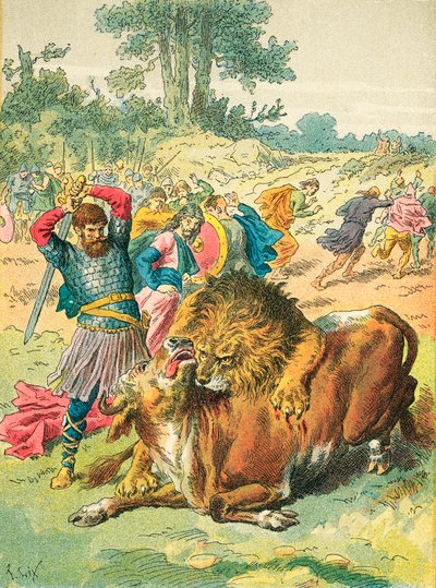 Pepin-Le-Bref al Campo di Marte da Frederic Theodore Lix