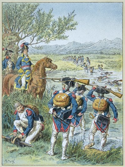 Seconda battaglia di Zurigo - Passaggio del Lintz nel 1799 dall