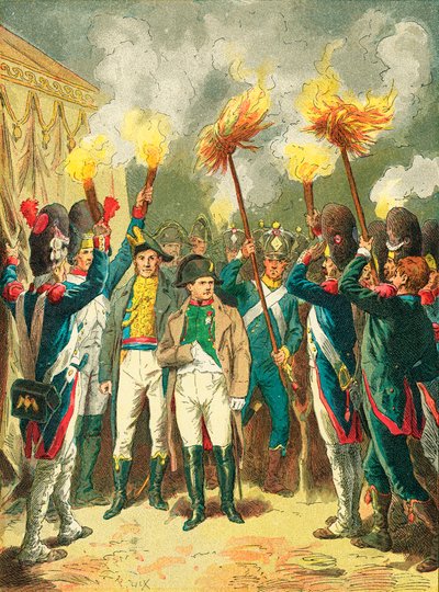 La vigilia della battaglia di Austerlitz da Frederic Theodore Lix