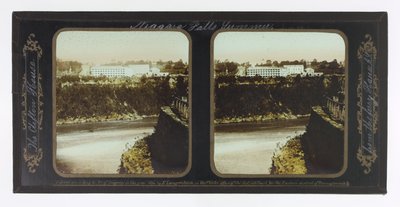 Cascate del Niagara in estate, The Clifton House dalla Ferry House A.Y da Frederic and William Langenheim