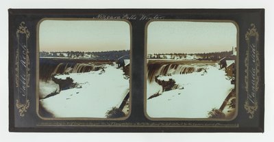 Inverno, Cascate del Niagara, Table Rock, Lato Canadese da Frederic and William Langenheim